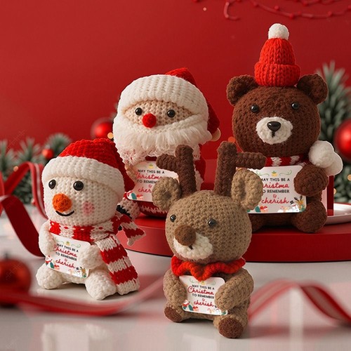 Knitted crochet christmas - knitted,
