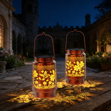 2PCS Hummingbird Metal Solar