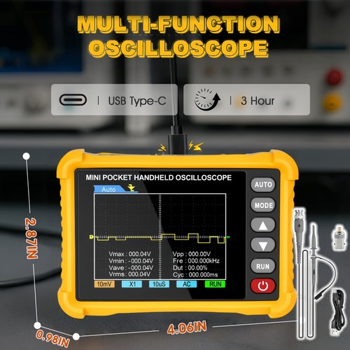 Holdpeak handheld oscilloscope - holdpeak,