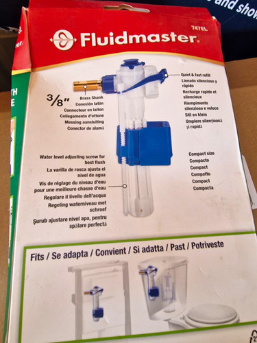Fluidmaster 747el 8in - fluidmaster,
