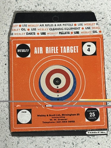 Vintage box webley - vintage,