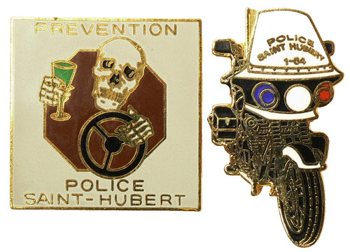 Police pins drunk driving - pins,