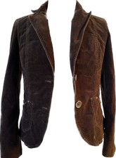 Esprit Apparel Corduroy Women’s Chocolate Jacket Size Small No Damage Button 6