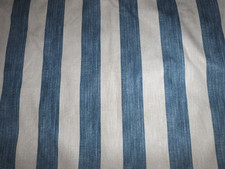 ART OF THE LOOM LINEN BLEND FABRIC REMNANT DESIGN PORTHLEVEN STRIPE 1M