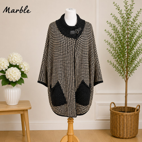 Marble womens chunky - marble, knit