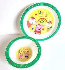 CHILDRENS PEPPA PIG PLATE AND