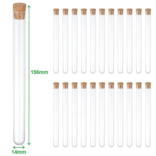 100 plastic test - test, tubes