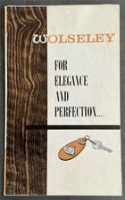 WOLSELEY Car Range Sales