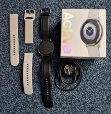SAMSUNG Galaxy Watch Active SM-R500 Smart Watch Silver, 2 Straps, Boxed