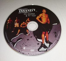 Insanity - DIG DEEPER & FIT TEST Fitness / Workout (Replacement DVD) Shaun T