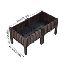 80/120cm Raised Garden Bed