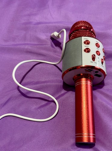 Red bluetooth karaoke - red,