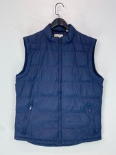Jack Wills Navy Quilted Gilet Puffer Sleeveless Zip Pockets Size L