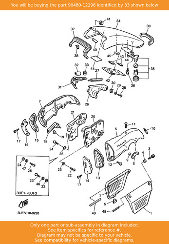 Yamaha grommet 90480 12296 - yamaha, grommet,