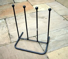 2 PAIR SOLID STEEL BOOT RACK -