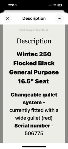 Wintec 250 flocked black - wintec,