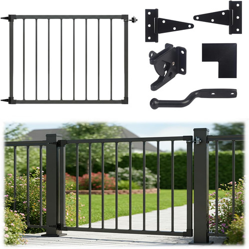 4ft steel deck gate - steel, kit