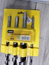 Rolson 4 pc 600 mm Wood Auger
