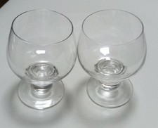 Dartington Crystal Compleat Imbiber Brandy Snifters Glasses x 2 (Pair) VGC VG93a
