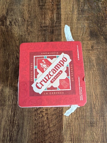 Cruzcampo beer mats - 1x, of