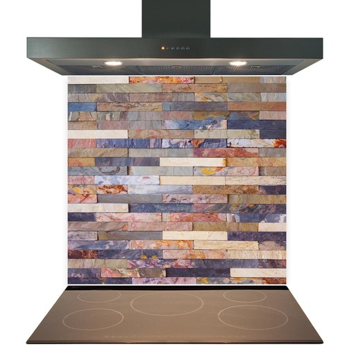 Kitchen glass splashback - kitchen,