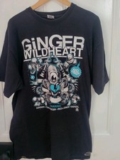 GINGER WILDHEART Ginger's Birthday T shirt - sIze XXL VINTAGE Rock Punk Metal