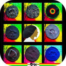 Handmade Crochet Design Dreadlocks Roots Cap Hat Tam Rasta Jamaica Hats CAPS