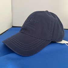 BNWT Gant logo’d navy blue baseball cap adjustable L / XL 
