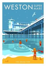 Weston Super Mare Pier - (A4
