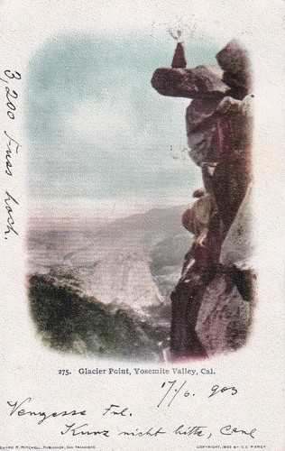 Postcard yosemite valley - -,