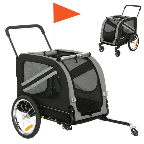 Pet bike trailer dog - pet,