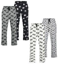Mens 2 Pack Pyjama Bottoms Star Wars Lounge Sleep Pants M to 2XL Twin Pack