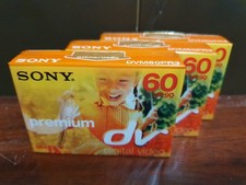 SONY PREMIUM MINI DV TAPES 60 LP90 UNOPENED
