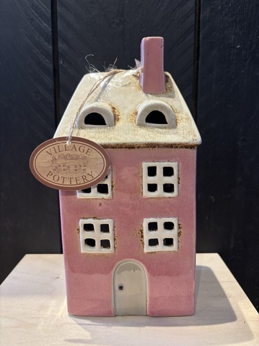 Tall pink tealight - pink,