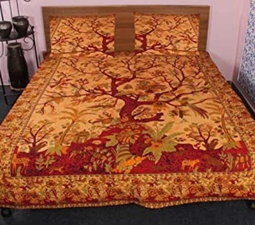 Indian hippie mandala duvet - indian,
