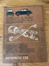 Morris Minor 1952-70 Autobook