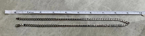 9ct white gold - gold, 4.7mm