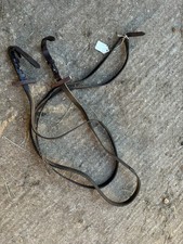 Leather Reins One side Rubber