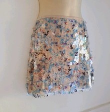 Zara Sequin Mini Skirt, Size S