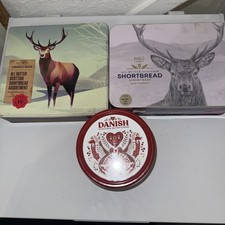 Job Lot 3 x Biscuit Tins. All