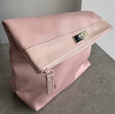 HUGO BOSS PINK MAKE UP BAG - CLUTCH BAG - POUCH - COSMETIC BAG