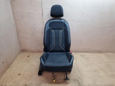 VOLKSWAGEN POLO DRIVERS SEAT MK6 A06 17-21 5DR HATCH FRONT RIGHT HALF LEATHER