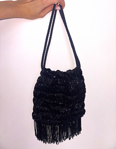 Mango black beaded - mango,