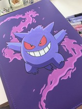 Hand Painted Genger Pokemon
