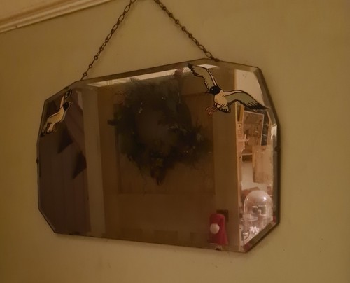 Antique vintage frameless art - frameless,