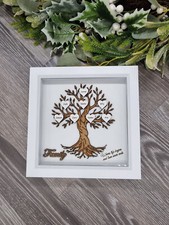 Family tree box frame - family,
