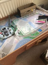 ELC Wooden Train Activity Table Reversible 