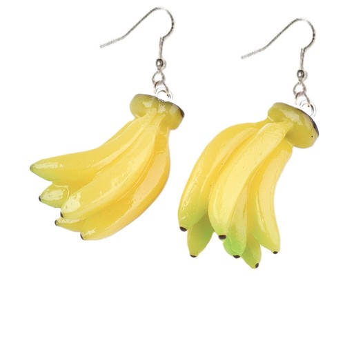 Retro banana bunch funky - 3d,