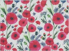 Red Poppy Glass Chopping