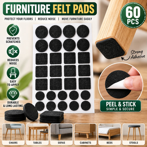 60pcs self adhesive felt - 60pcs,